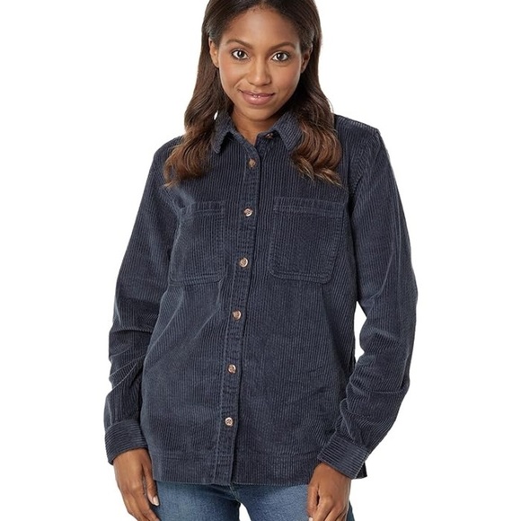 L.L. Bean Tops - L.L. Bean Black comfort Corduroy relaxed Shirt long Sleeve